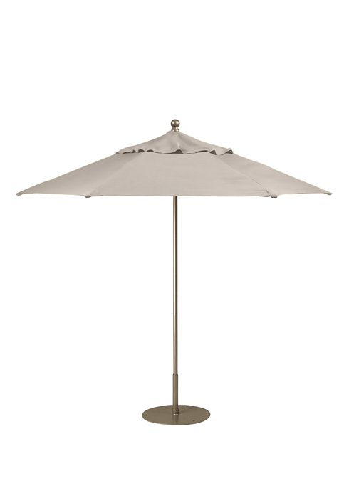 white standing umbrella