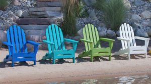 outdoor chairs with different colors