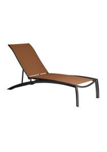 brown lounge chair with black legs